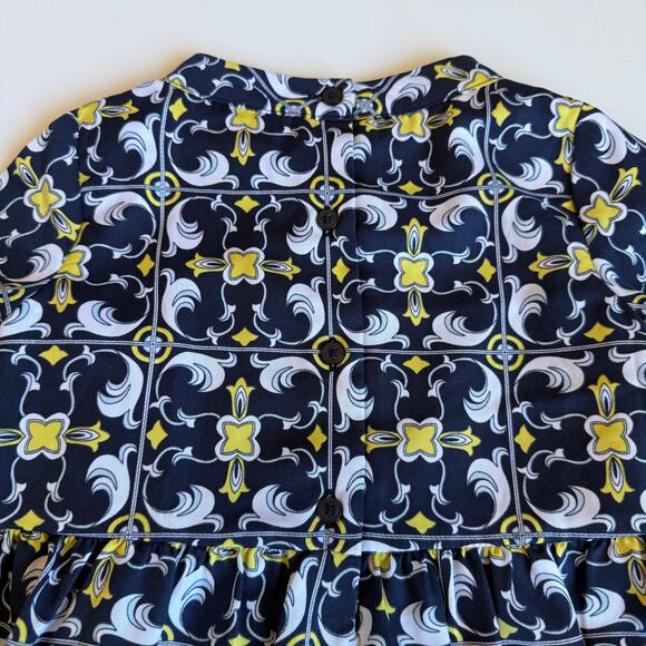 Janie and Jack Medallion Scarf Print Dress Girls 3 - Picture 12 of 12